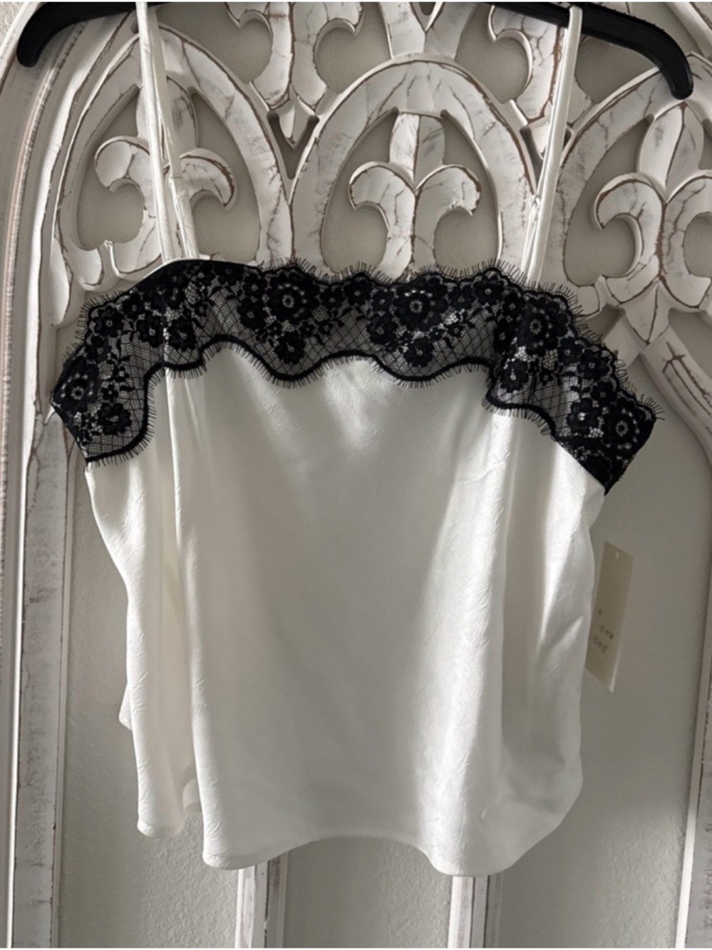 a new day Blush Lace-Trim Satin Cami